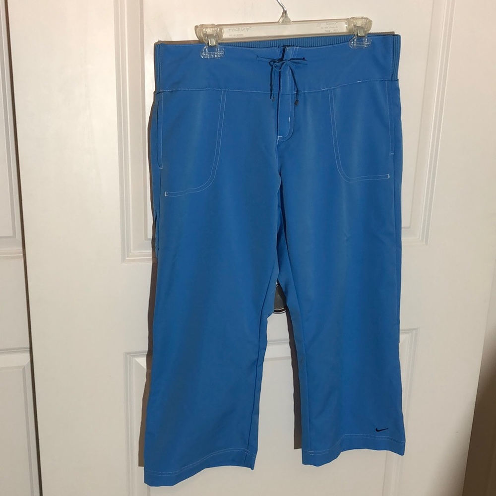 Nike Wide Leg Capri Pants Large Activewear Workout